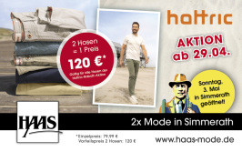 AB MITTWOCH: HATTRIC HOSEN DEAL - SPAREN SIE BEIM KAUF VON 2 HOSEN