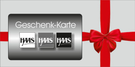 HAAS GESCHENK-KARTE BESTELLEN UND ZUSCHICKEN LASSEN