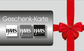 HAAS GESCHENK-KARTE BESTELLEN UND ZUSCHICKEN LASSEN